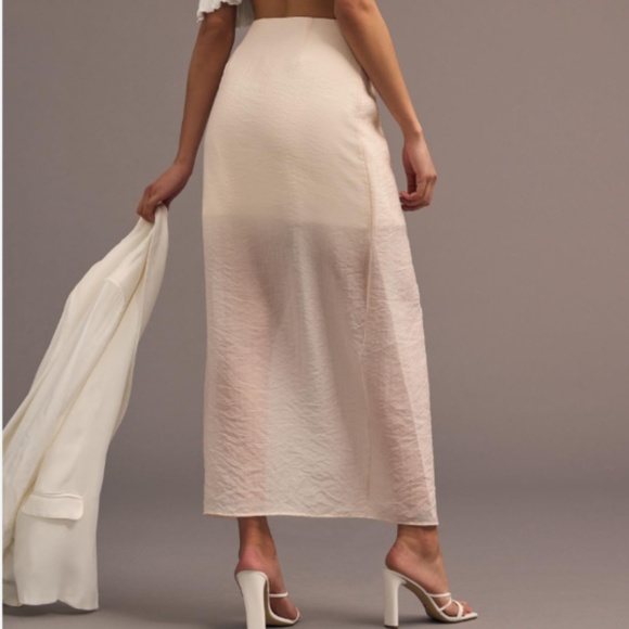 Brand New SUNDAY IN BROOKLYN SHEER WRAP SKIRT - Picture 8 of 9